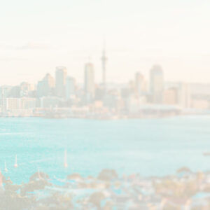 View of Auckland city skyline